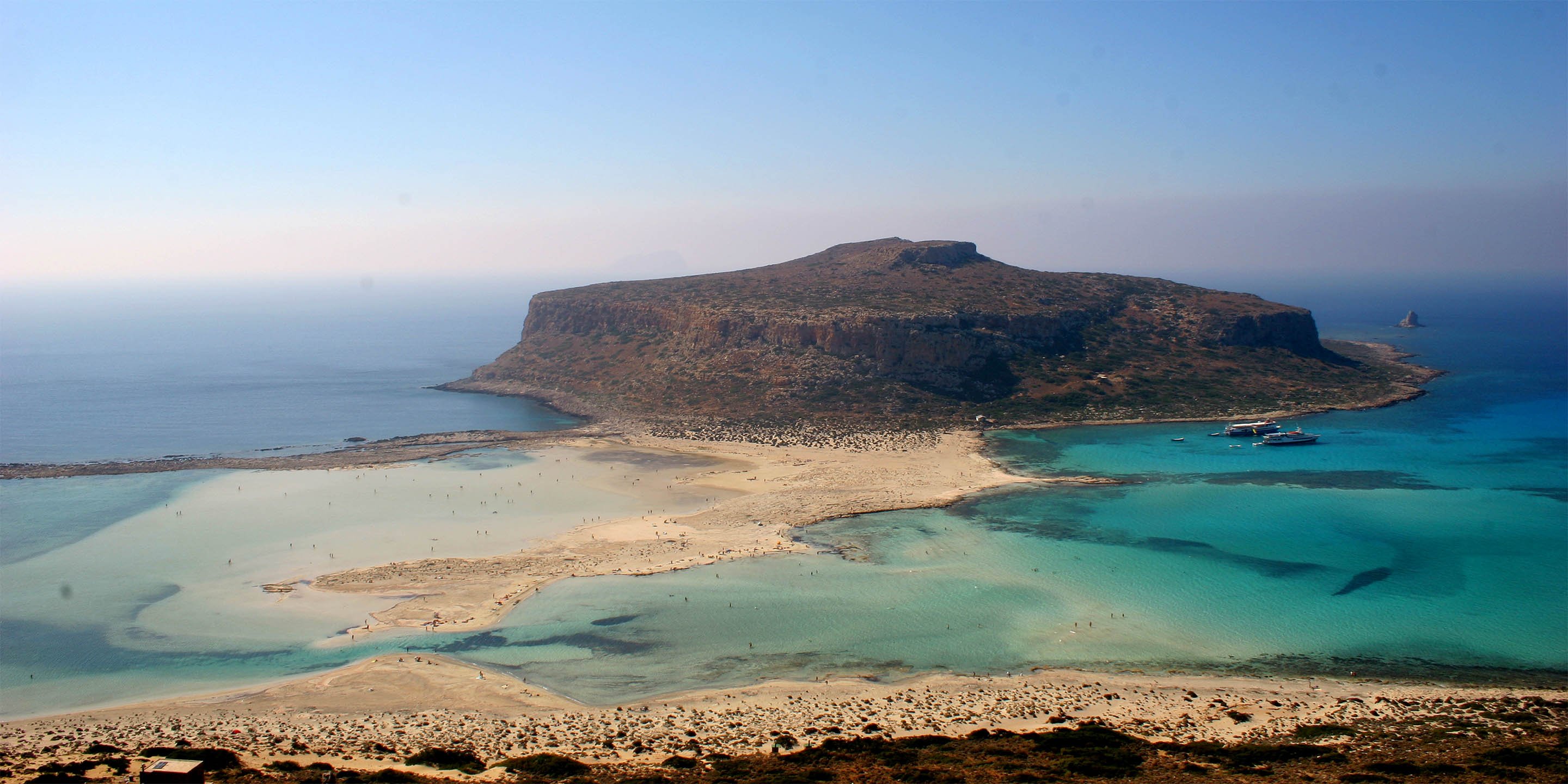 La plage de Balos à La Canée, en Crète