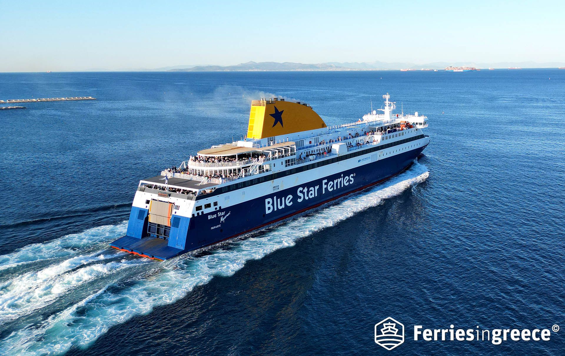 Blue Star Myconos της Blue Star Ferries: Πληροφορίες και Φωτογραφίες |  FerriesinGreece