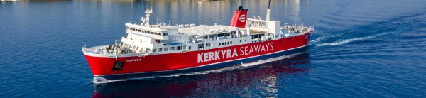 Die Fähre Hermes von Kerkyra Seaways