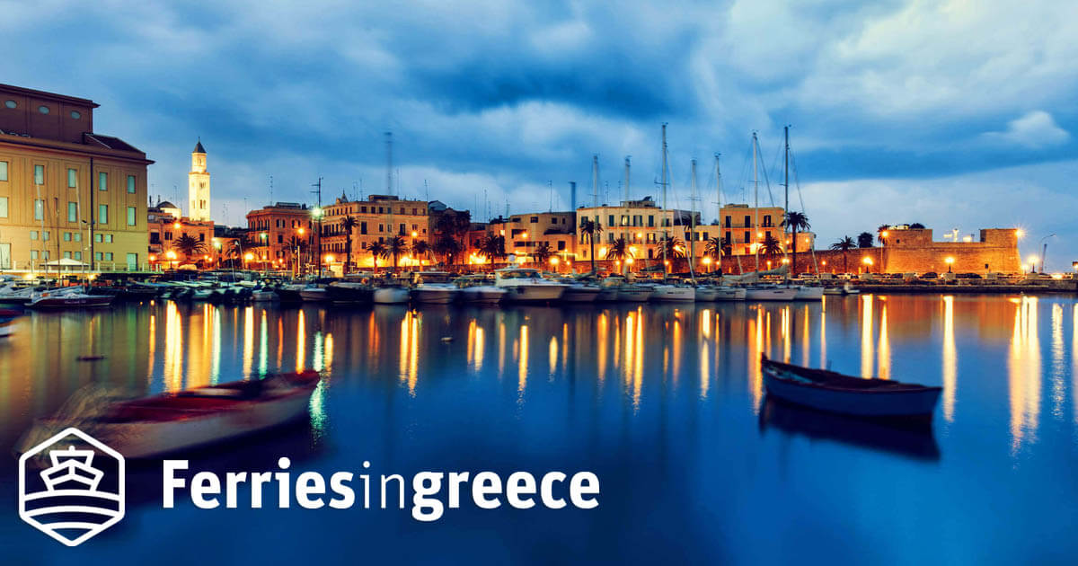 Ferry from Bari to Greece Schedules & Ferry Tickets