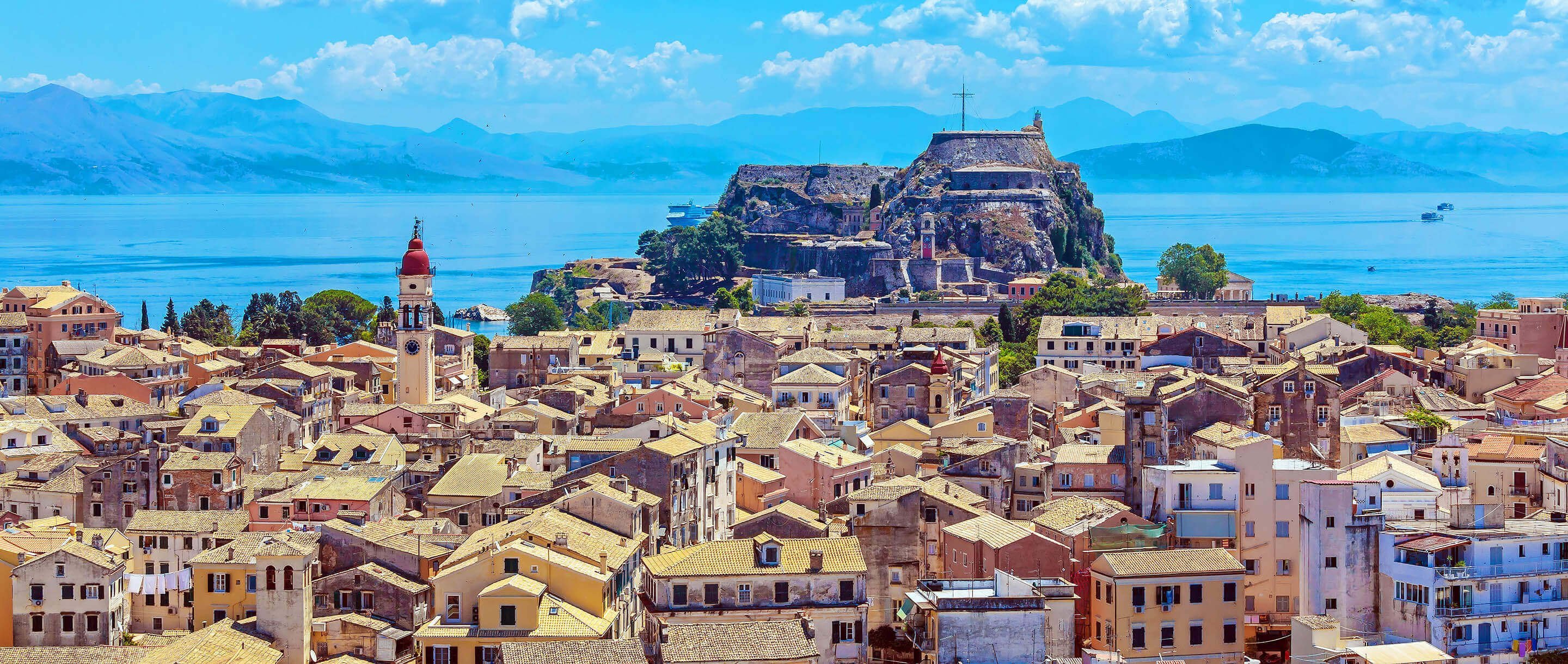 The town of Corfu