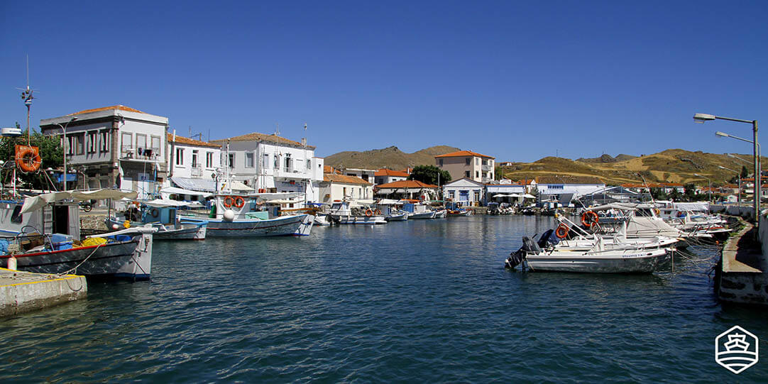 Un petit port de pêche à Lemnos