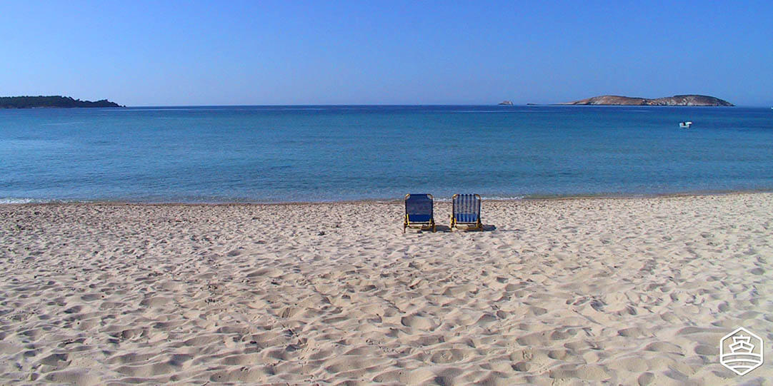 La plage de Psili Ammos à Thassos
