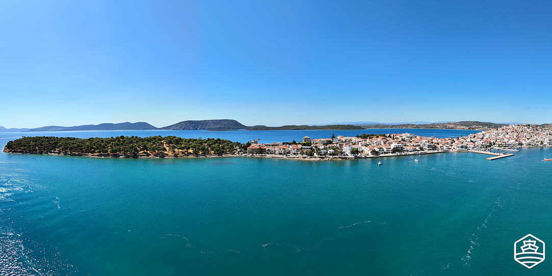 Panoramafoto von Ermioni