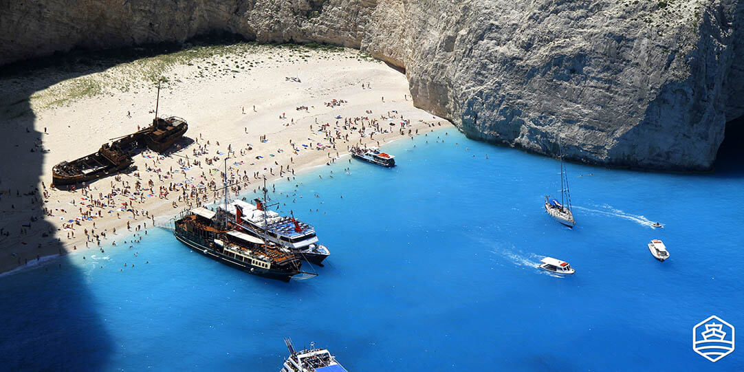 La “spiaggia del relitto” di Zante