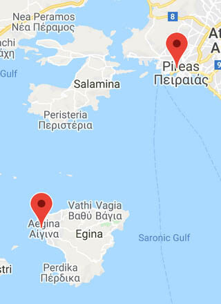 Traghetti Atene-Egina
