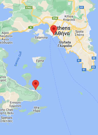 Ferry Athènes-Poros