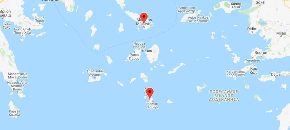 Ferry from Mykonos to Santorini  