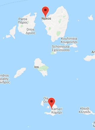 Ferry Santorini-Naxos