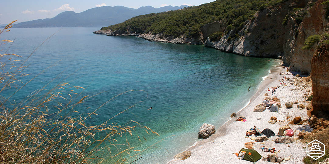 Der abgelegene Halikiada-Strand von Agistri