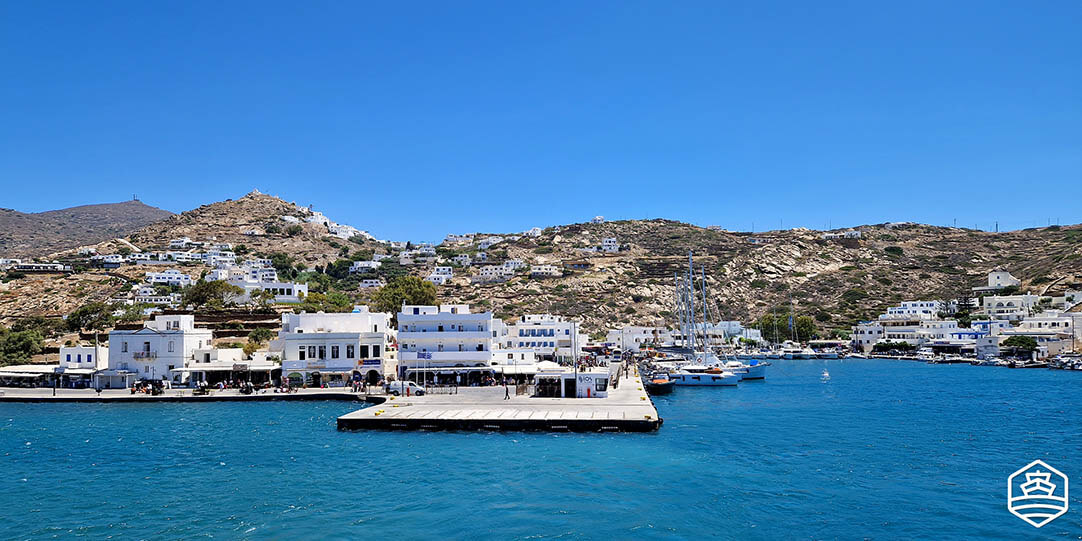 Gialos, der Hafen von Ios