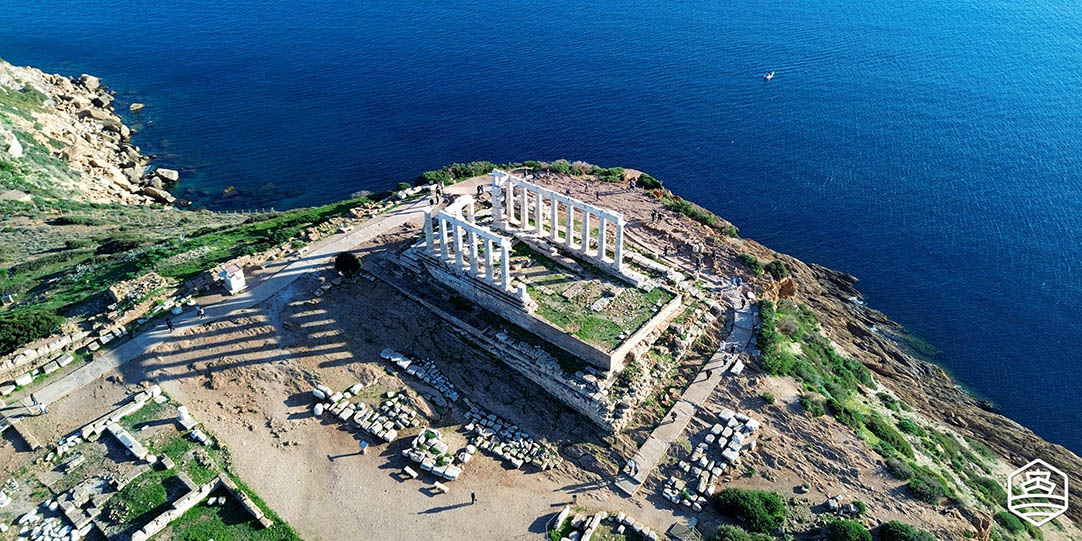 Ο Ναός του Ποσειδώνα στο Σούνιο, Αθήνα