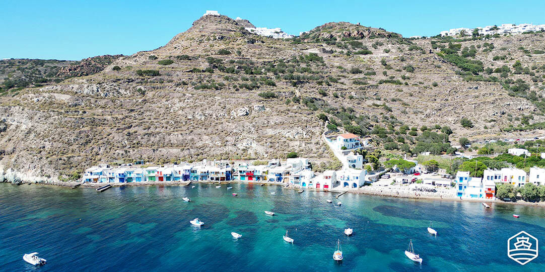 Das malerische Dorf Klima