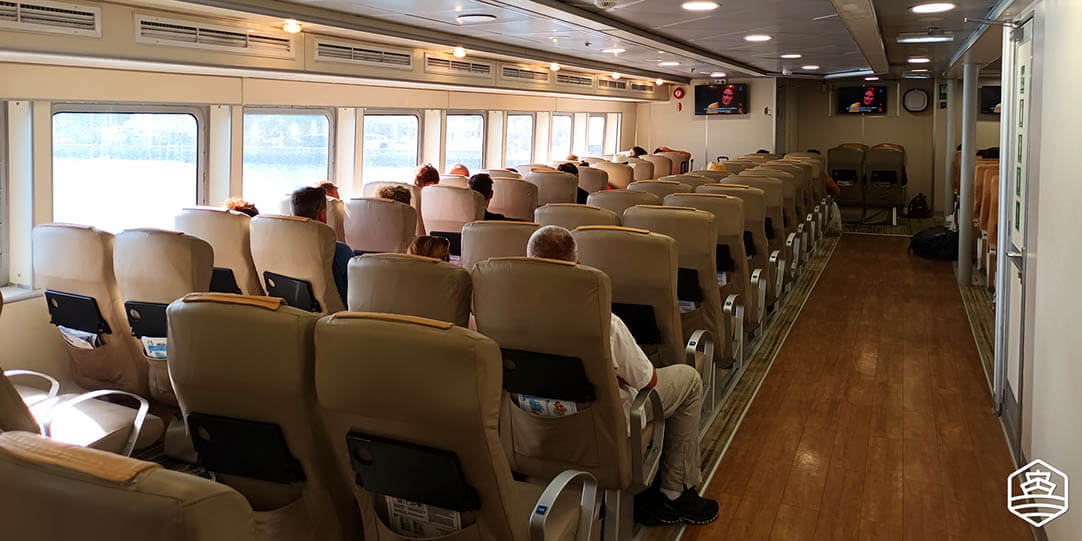 Sitze im Sifnos Jet von Seajets